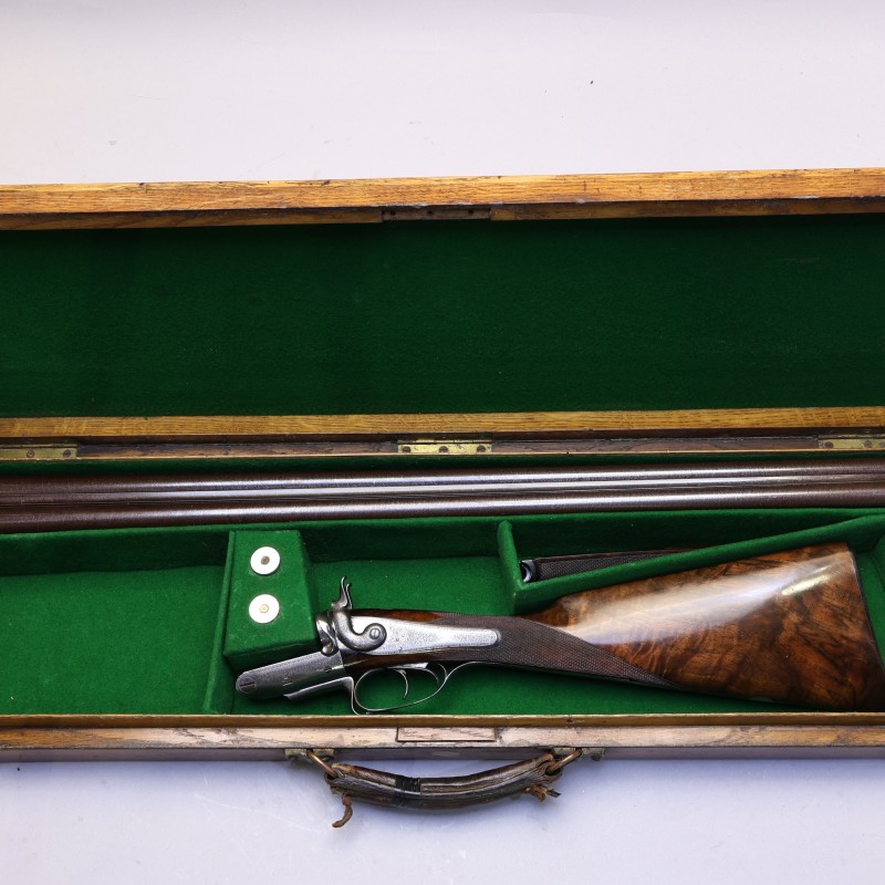 Shop Purdey 1865 Hammer Gun 12-Ga Side-by-Side - Excellent
