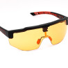 Evolution Shooting Glasses • 5 Magnetic Interchangeable Lenses • Class 1 Optical Grade Lenses