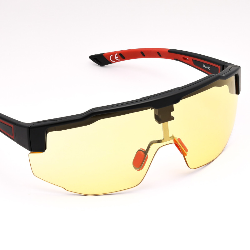 Evolution Shooting Glasses • 5 Magnetic Interchangeable Lenses • Class 1 Optical Grade Lenses