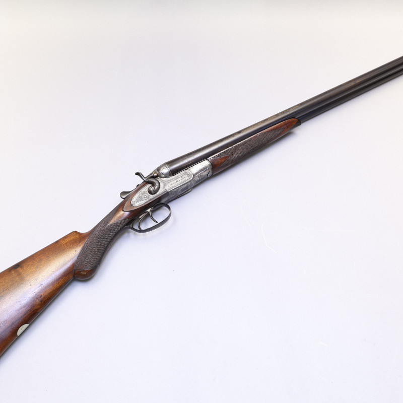 Buy I. Hollis & Son 12 Ga Side by Side Hammer Gun Antique