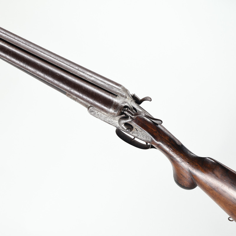 W. Pidcock 10-Gauge Hammer Gun Side-by-Side Antique