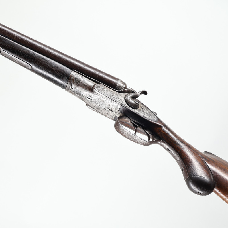 W. Pidcock 10-Gauge Hammer Gun Side-by-Side Antique