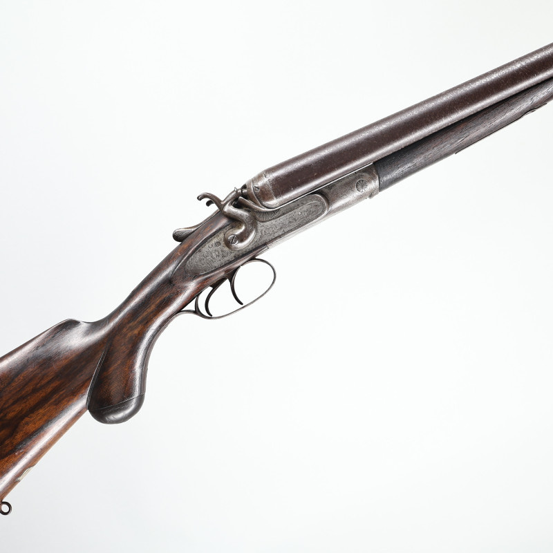 W. Pidcock 10-Gauge Hammer Gun Side-by-Side Antique