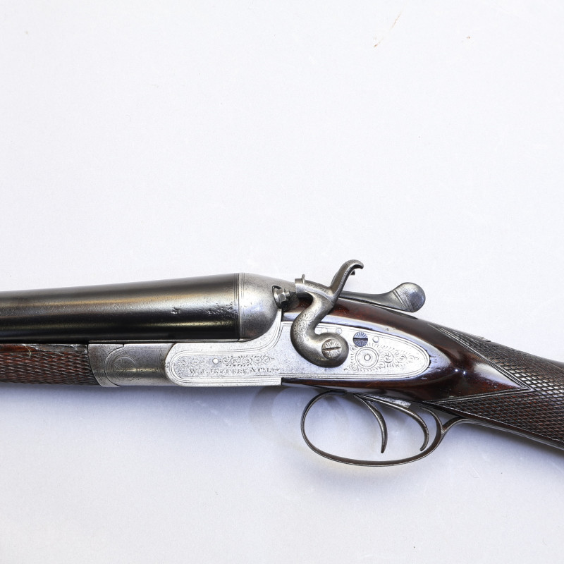 1912 British 12 Gauge Top Lever Hammergun Side-by-Side