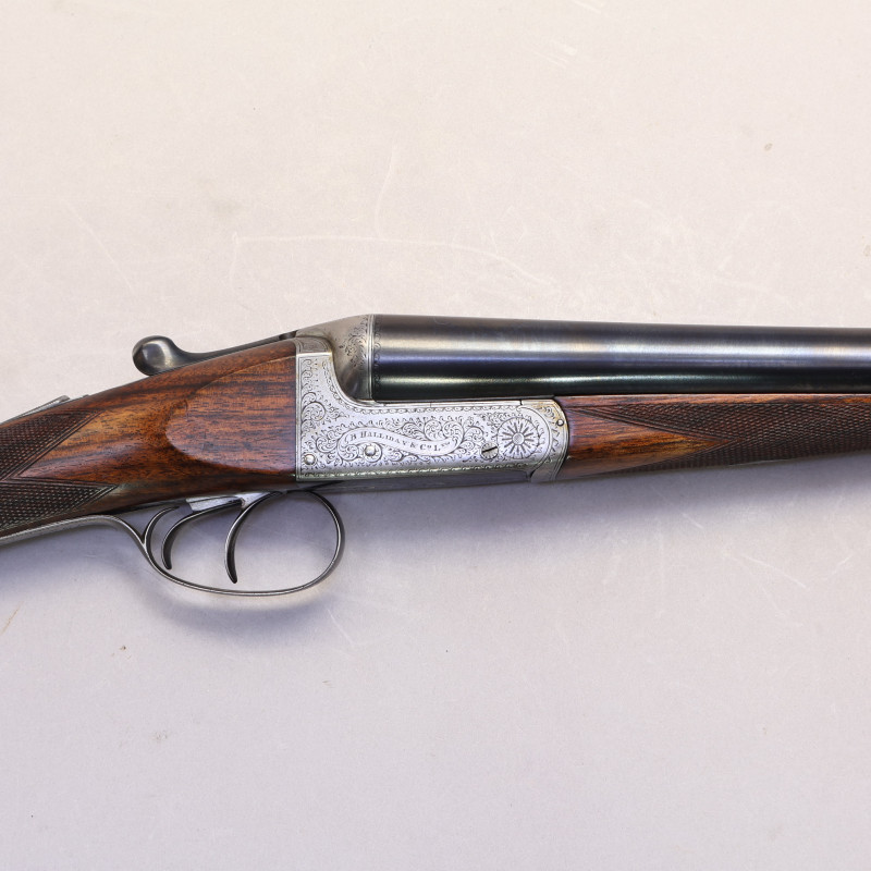 B. Halliday 12 Gauge Boxlock Ejector Shotgun