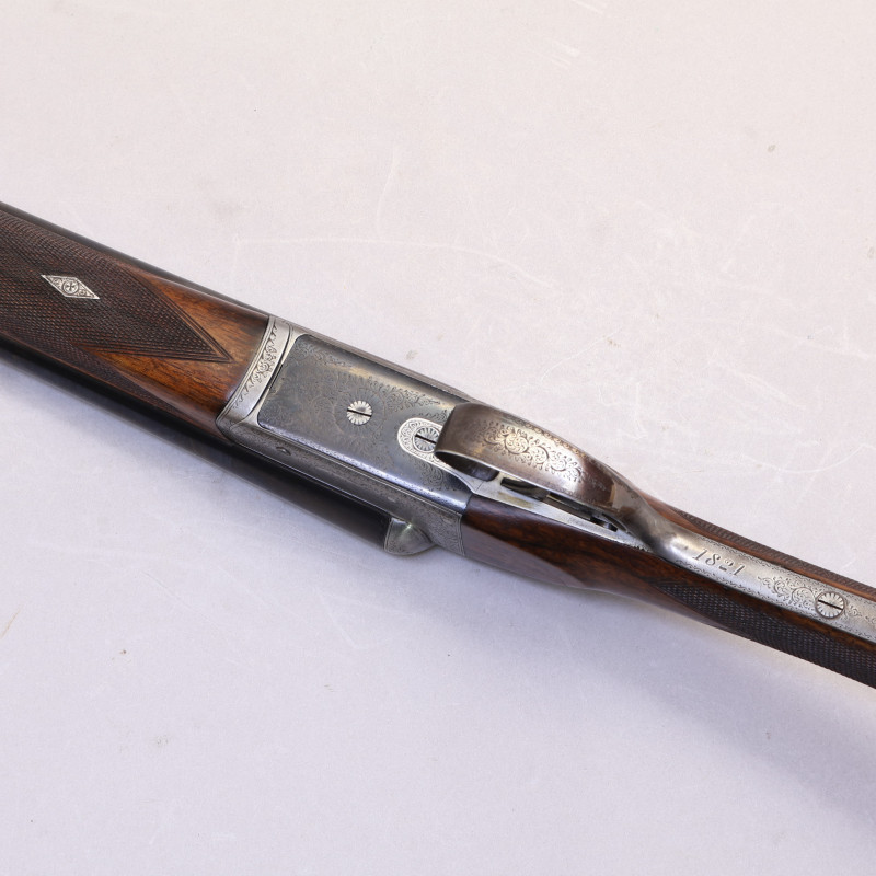 B. Halliday 12 Gauge Boxlock Ejector Shotgun