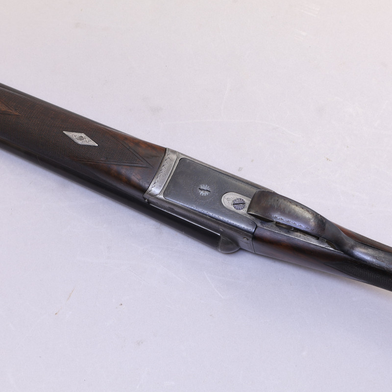 H. Atkinson 12 Gauge Side-by-Side Shotgun