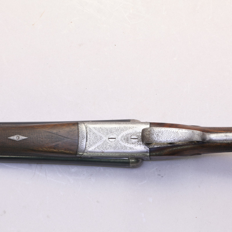 British 12-Gauge Side-by-Side Shotgun | Shop Used Game Gun