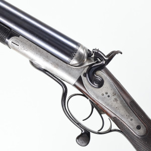 British Hammer Gun 8-Gauge Side-by-Side Shotgun