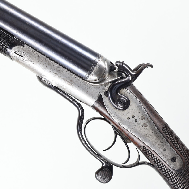 British Hammer Gun 8-Gauge Side-by-Side Shotgun