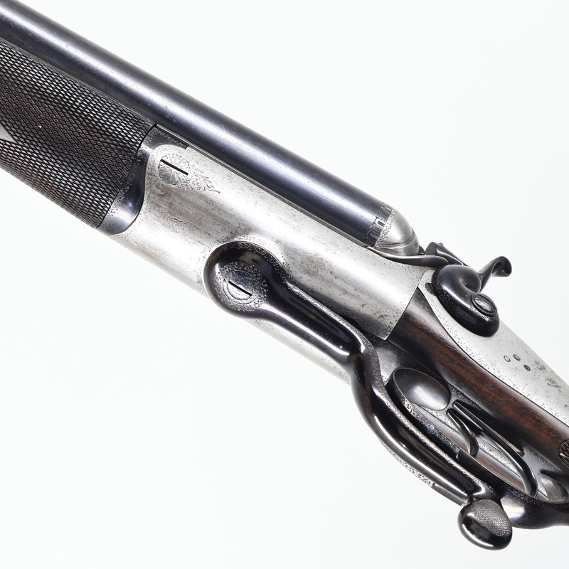 British Hammer Gun 8-Gauge Side-by-Side Shotgun