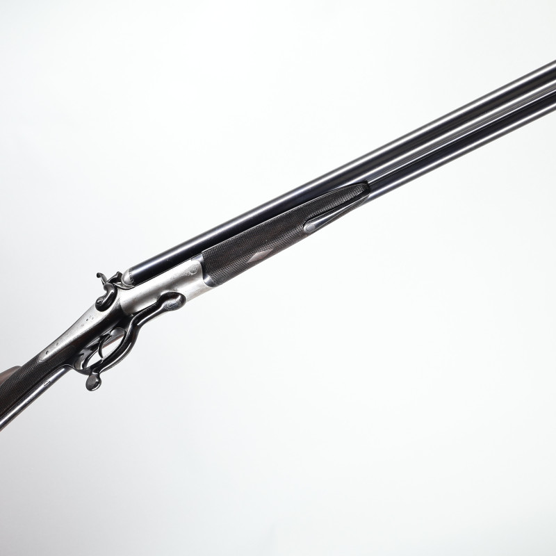 British Hammer Gun 8-Gauge Side-by-Side Shotgun