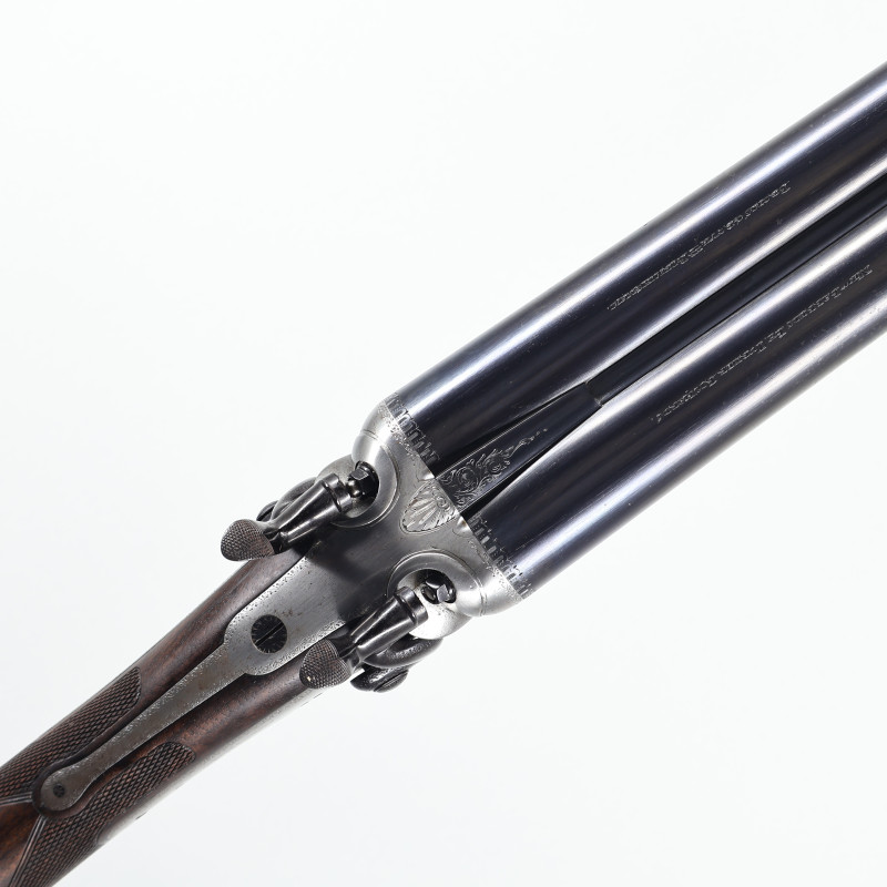 British Hammer Gun 8-Gauge Side-by-Side Shotgun
