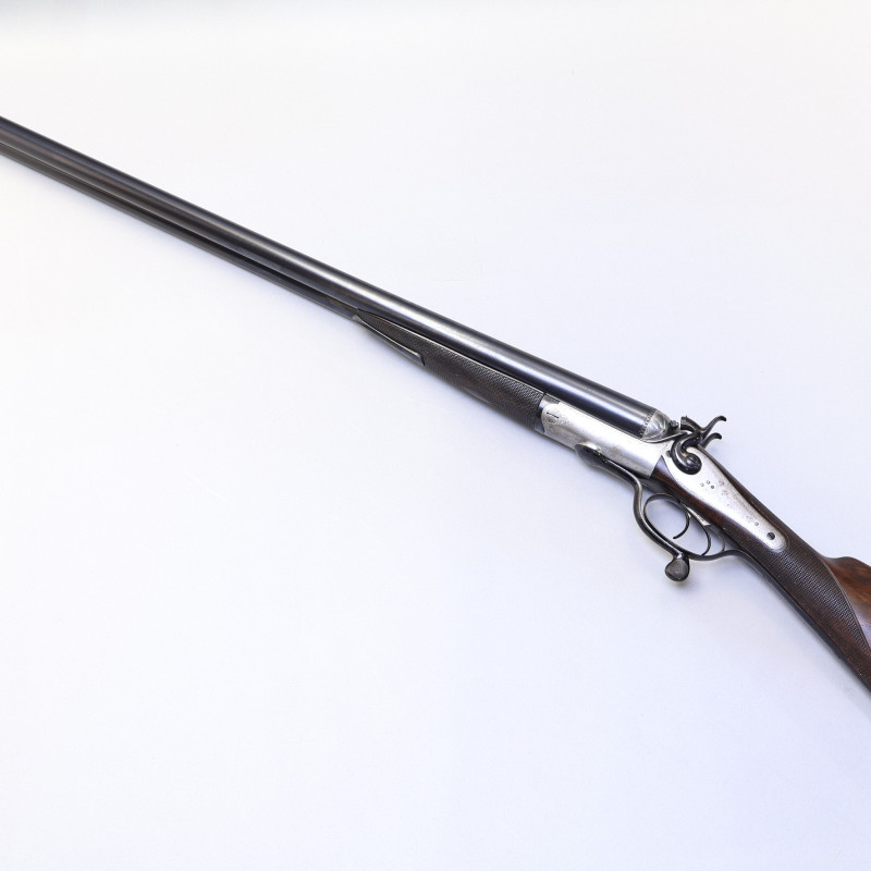 British Hammer Gun 8-Gauge Side-by-Side Shotgun