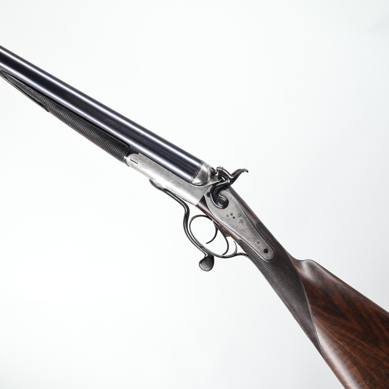 British Hammer Gun 8-Gauge Side-by-Side Shotgun