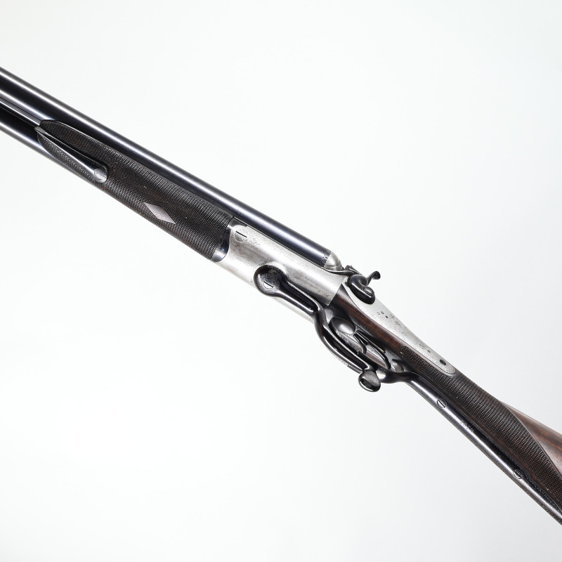 British Hammer Gun 8-Gauge Side-by-Side Shotgun