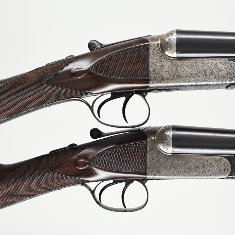 Westley Richards 12 Gauge Side-by-Side Shotgun Pair