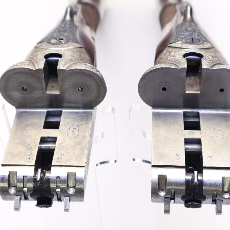 Westley Richards 12 Gauge Side-by-Side Shotgun Pair