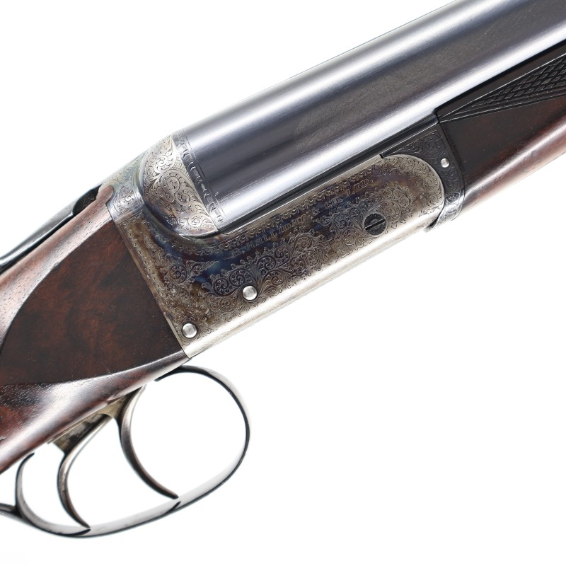 Halliday 12 GA British Boxlock Side by Side Shotgun