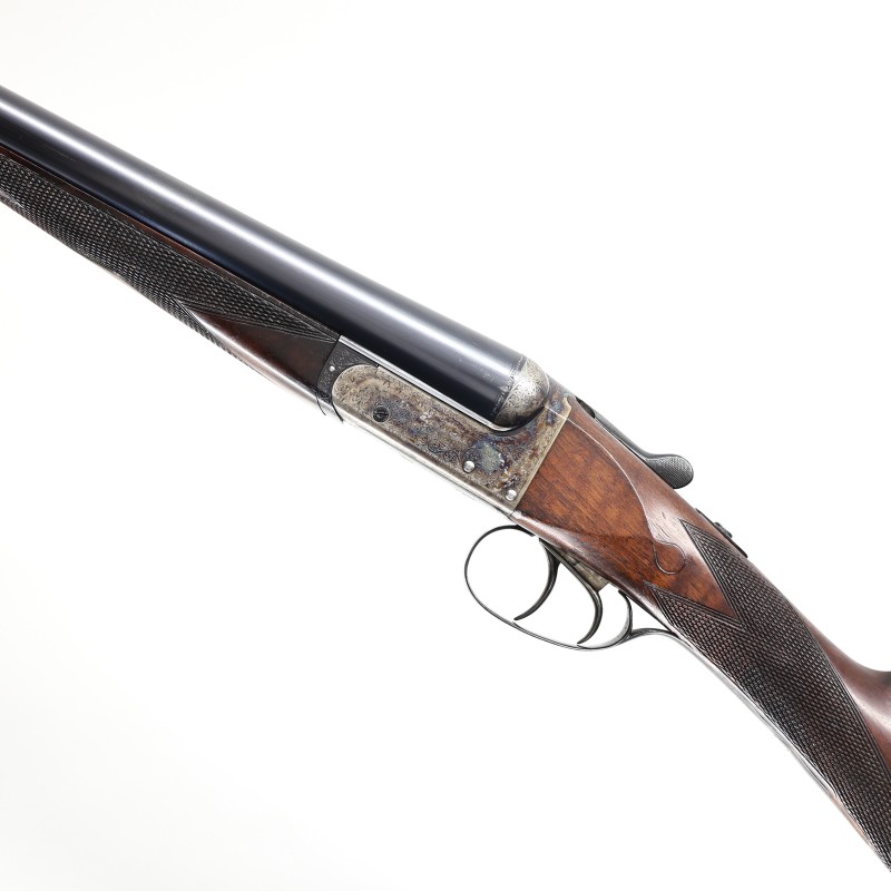 Halliday 12 GA British Boxlock Side by Side Shotgun
