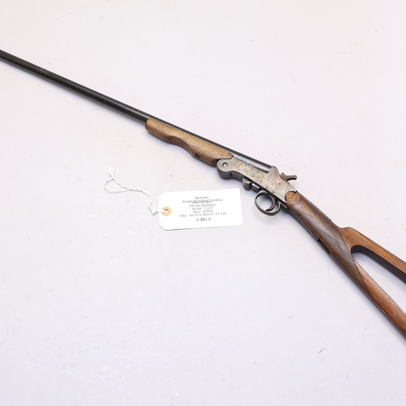 Spanish .410 Single Barrel Folding Hammergun | Shop Now